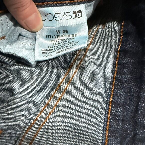 Joes Size‎ 29 Visionaire Flared Denim Blue Jeans 30X32 Cotton Stretch - Picture 5 of 8
